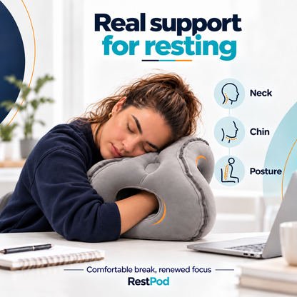 Real support for resting: neck, chin and posture