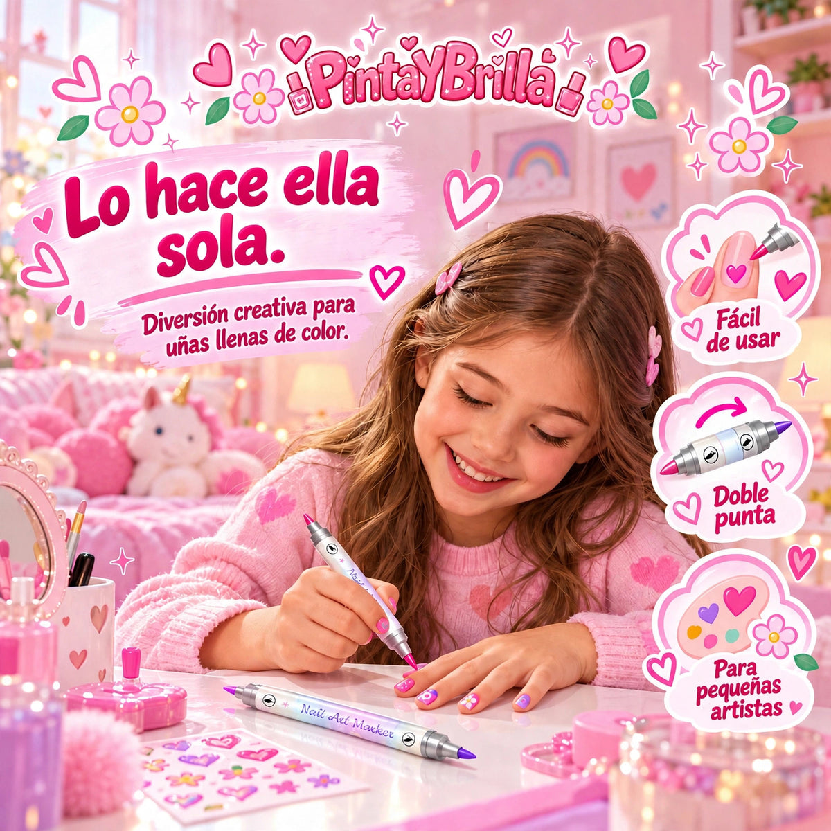 PintaYBrilla: lo hace ella sola